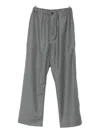 Sofie D'hoore Elasticated-waist Wool Pants In Gray