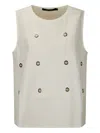 Sofie D'hoore Studded Crew-neck Top