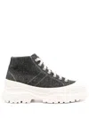 Sofie D'hoore Black Fairway Sneakers In 灰色