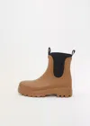 Sofie D'hoore Elastic-panel Round-toe Boots In Brown