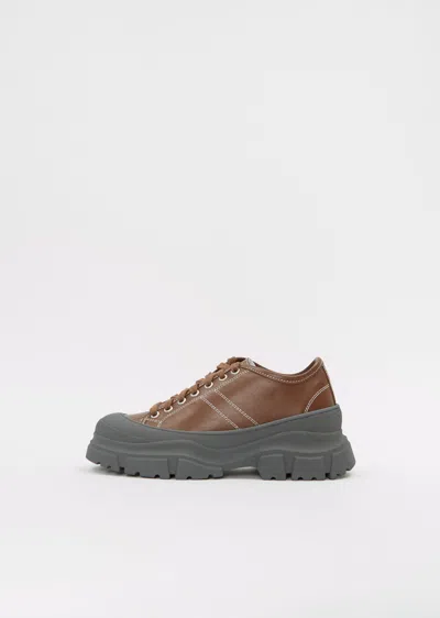 Sofie D'hoore Feat Leather Sneakers In Brown