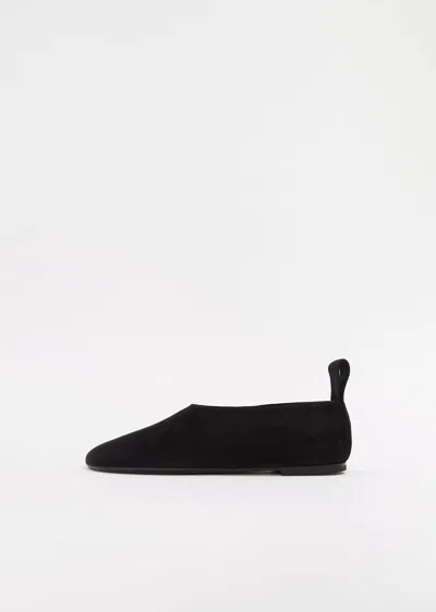 Sofie D'hoore Fontana Suede Ballerinas In Black