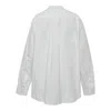 Sofie D'hoore Front Button Stand Collar Blouse In White