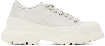 Sofie D'hoore Gray Feat Sneakers In Beige