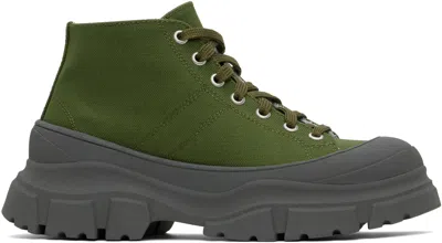 SOFIE D'HOORE GREEN & GRAY FAIRWAY SNEAKERS