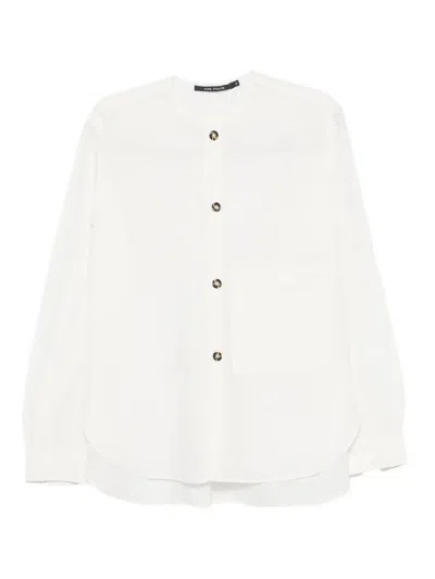 Sofie D'hoore Henley Shirt With Long Sleeve In White