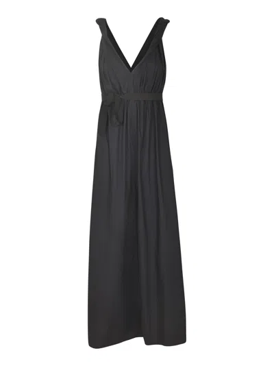 Sofie D'hoore High Waist Sleeveless Dress In Black
