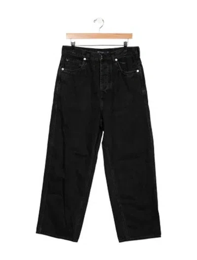 Pre-owned Sofie D'hoore High-rise Wide Leg Jeans In Black