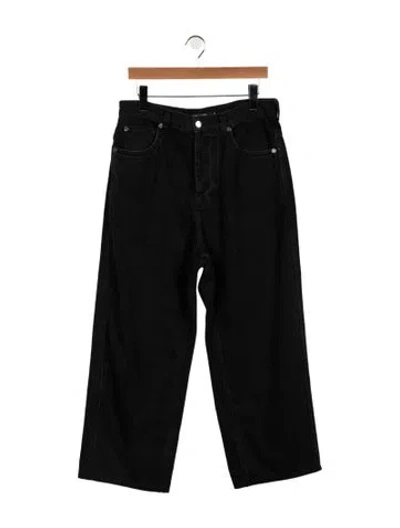 Pre-owned Sofie D'hoore High-rise Wide Leg Jeans In Black