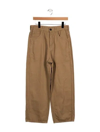 Pre-owned Sofie D'hoore High-rise Wide Leg Jeans In Neutrals