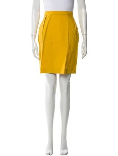 Pre-owned Sofie D'hoore Knee-length Skirt In Yellow