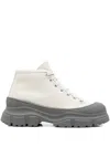 Sofie D'hoore Lace-up Chunky-sole Boots In Neutral