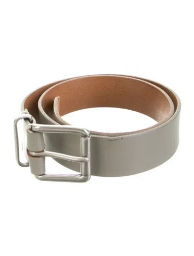 Pre-owned Sofie D'hoore Leather Belt In Grey