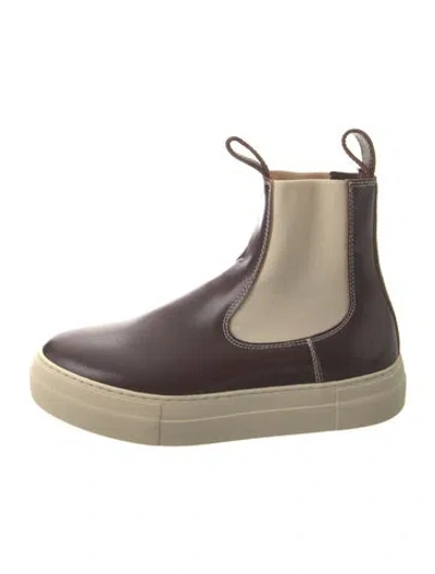 Pre-owned Sofie D'hoore Leather Chelsea Boots In Multi