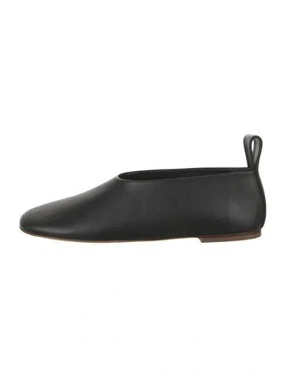 Pre-owned Sofie D'hoore Leather Flats In Black