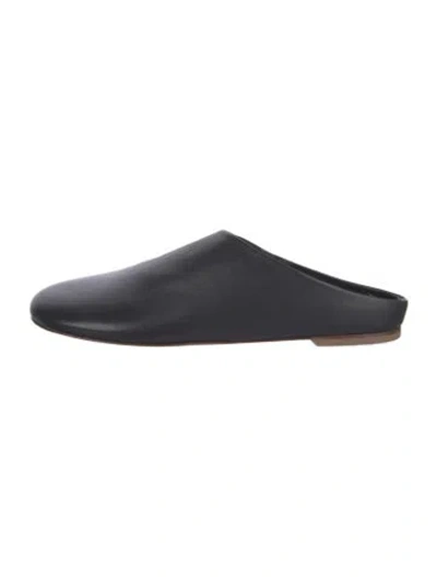 Pre-owned Sofie D'hoore Leather Mules In Black