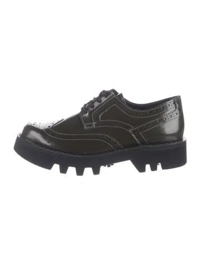 Pre-owned Sofie D'hoore Leather Oxfords In Blue