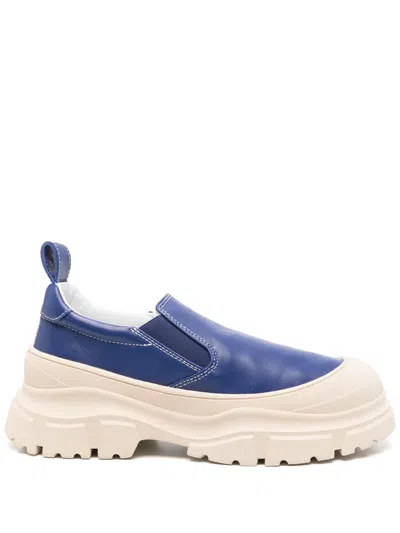 Sofie D'hoore Leather Sneakers In Blue