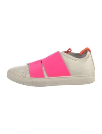 Pre-owned Sofie D'hoore Leather Sneakers In Gray