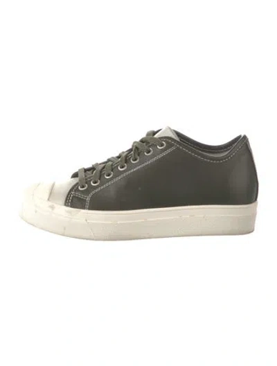 Pre-owned Sofie D'hoore Leather Sneakers In Green