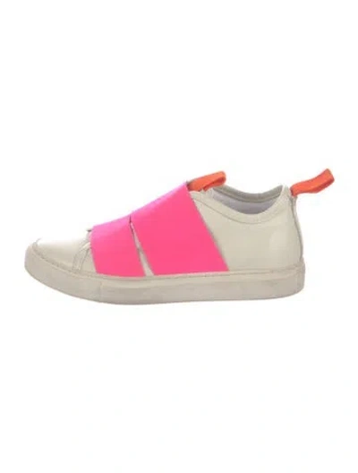 Pre-owned Sofie D'hoore Leather Sneakers In Grey
