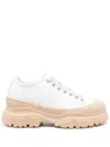 Sofie D'hoore Leather Sneakers In White