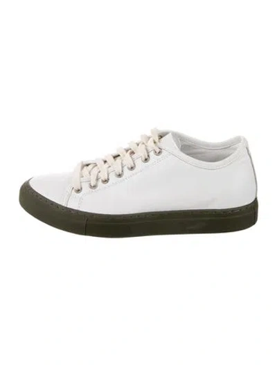 Pre-owned Sofie D'hoore Leather Sneakers In White