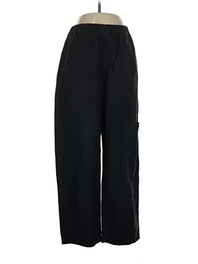Pre-owned Sofie D'hoore Linen Pants In Black