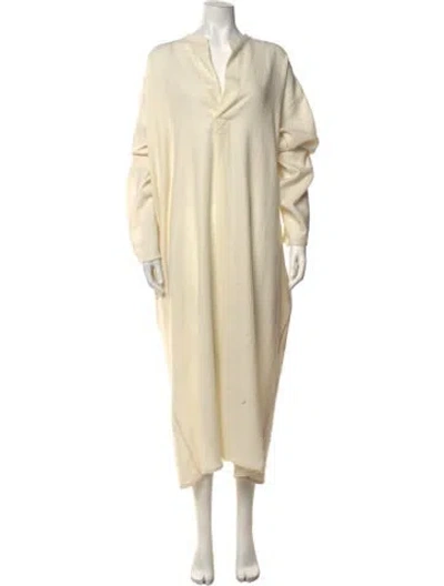 Pre-owned Sofie D'hoore Long Dress W/ Tags In Neutrals