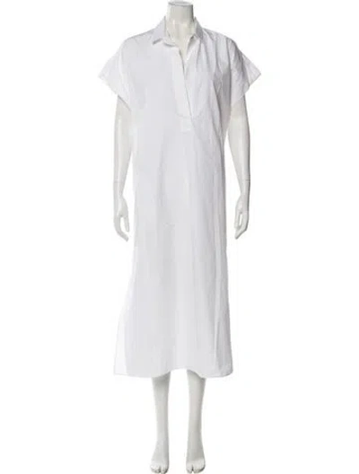 Pre-owned Sofie D'hoore Long Dress In White