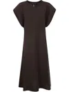 SOFIE D'HOORE LONG DRESS WITH POCKETS AND SHORT SLEEVES,DUCIE.LIC
