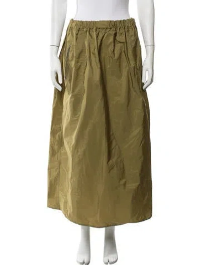 Pre-owned Sofie D'hoore Long Skirt In Green