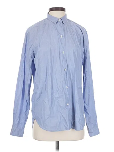 Pre-owned Sofie D'hoore Long Sleeve Button Down Shirt In Blue