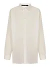 Sofie D'hoore Long Sleeve Shirt With Front Buttons In Off-white