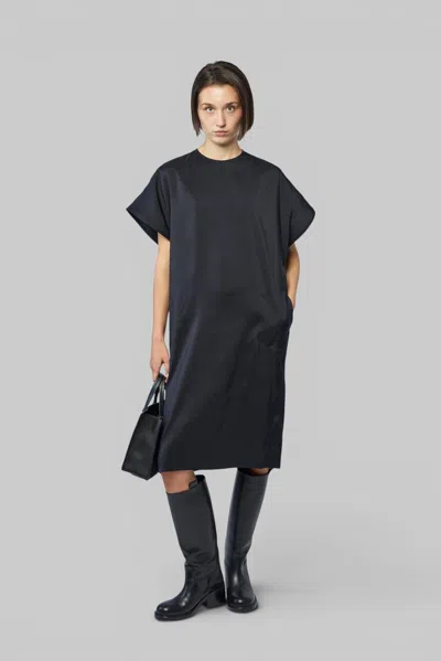 Sofie D'hoore Long Sleeveless Top W Side Pocket In Black