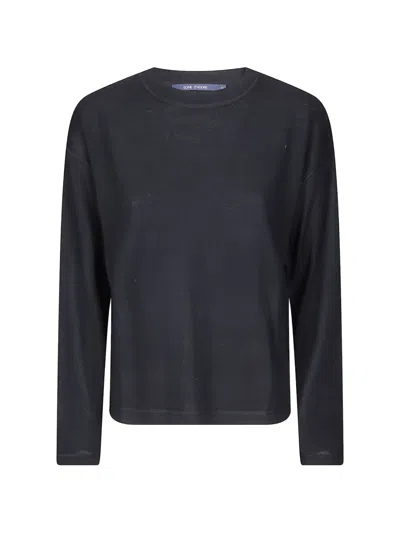 Sofie D'hoore Long-sleeved Wool T-shirt In Blue