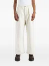 Sofie D'hoore Low-crotch Trousers In White