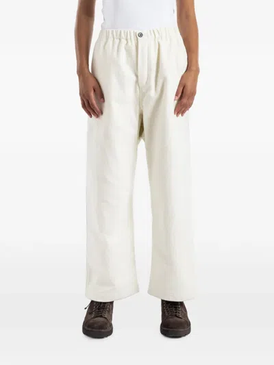 Sofie D'hoore Low-crotch Trousers In White