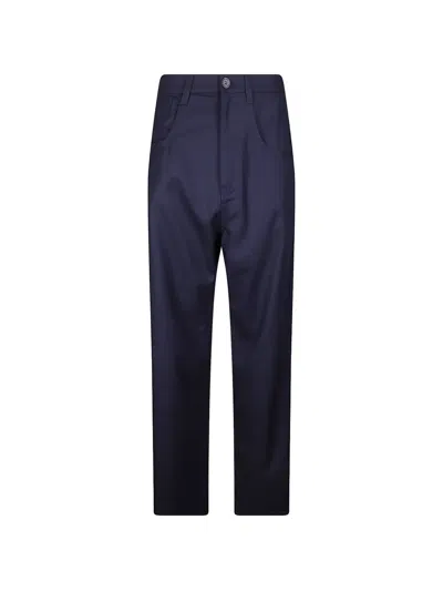 Sofie D'hoore Low-crotch Wool Trousers In Multi