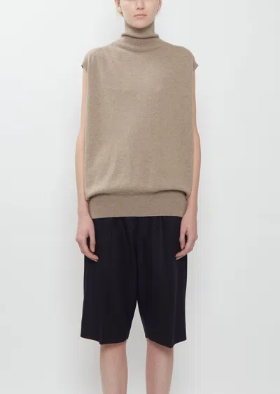 Sofie D'hoore Maia Cashmere Sleeveless Sweater In Brown