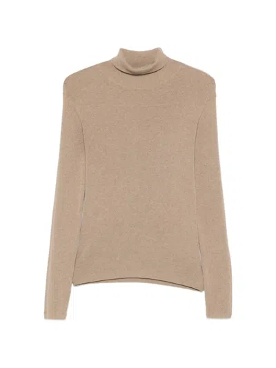 Sofie D'hoore Malika High-neck Sweater In Brown