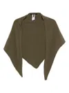 Sofie D'hoore Marc Triangular Scarf In Green