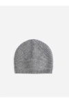 Sofie D'hoore Melleycash02 Seed-stitch Knit Beanie In Gray
