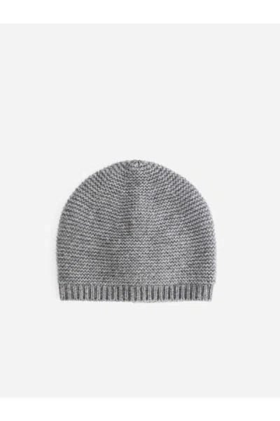 Sofie D'hoore Melleycash02 Seed-stitch Knit Beanie In Gray