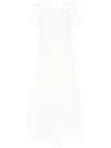 Sofie D'hoore Mesh Sheer Maxi Dress In White