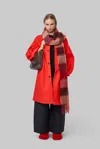 Sofie D'hoore Mid Length Coat With 2 Patchpockets In Red