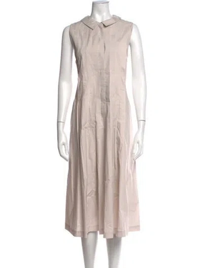 Pre-owned Sofie D'hoore Midi Length Dress In Neutrals