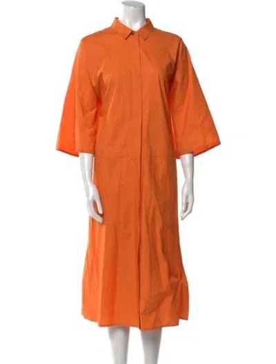 Pre-owned Sofie D'hoore Midi Length Dress In Orange