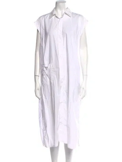 Pre-owned Sofie D'hoore Midi Length Dress In White