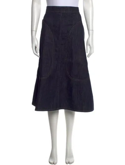 Pre-owned Sofie D'hoore Midi Length Skirt In Blue